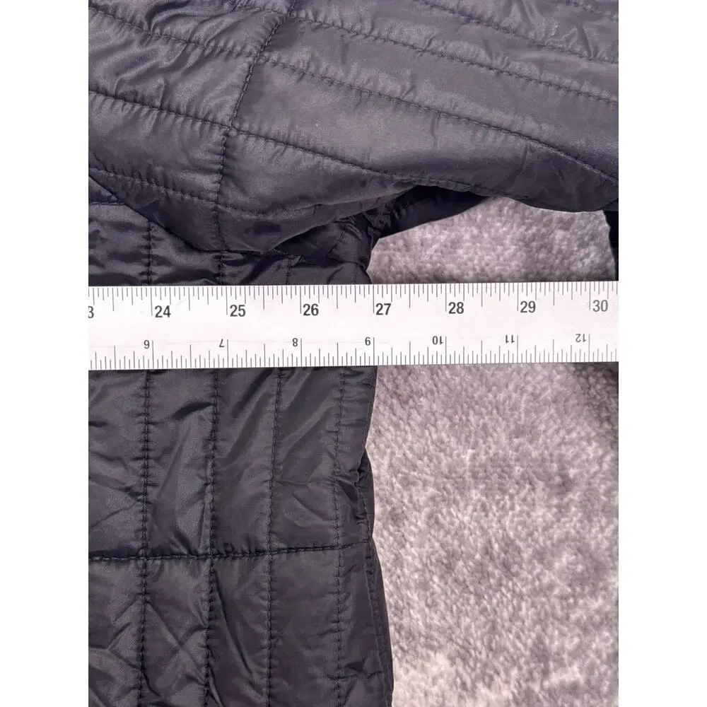 Eileen Fisher Jacket 2X Womens Recycled Nylon Quilted Stand Collar Coat